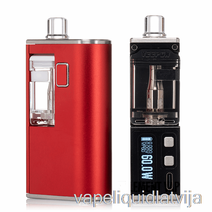 Veepon Tita X Aio 60w 21700 Boro Kit Alloy Purple Vape šķidrums